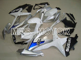 Suzuki GSXR600 GSXR750 2008-2010 Injection ABS Fairing - Factory Style - White Silver - MFS5090